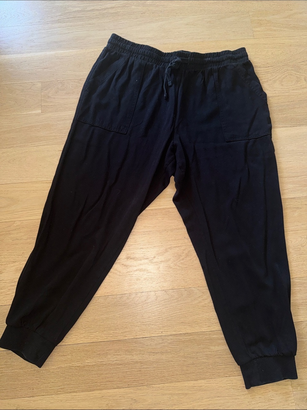 Splendid Women’s Black Drawstring Jogger Pants Sz XL
